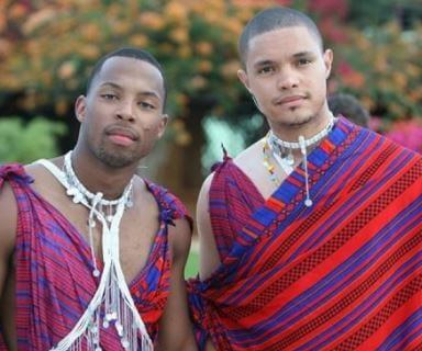Andrew Shingange and Trevor Noah are flaunting their South African heritage